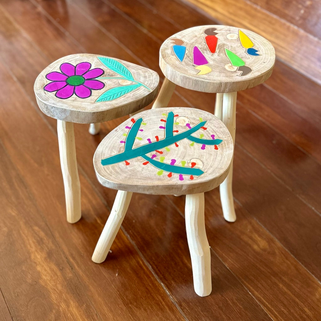 Banquinho Flor - Aline Caju