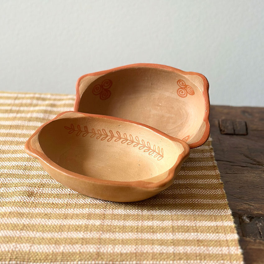 Dupla de Mini Travessas em cerâmica - Norte de Minas