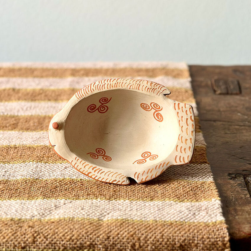 Petisqueira Peixe em cerâmica - Oleiras do Candeal