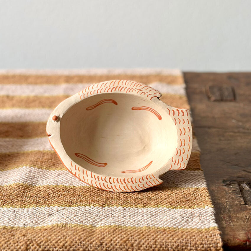 Petisqueira Peixe em cerâmica - Oleiras do Candeal