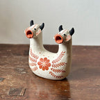 Boi duplo em Cerâmica - Jequitinhonha