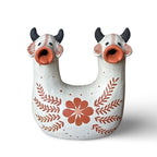 Boi duplo em Cerâmica - Jequitinhonha