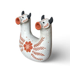 Boi duplo em Cerâmica - Jequitinhonha