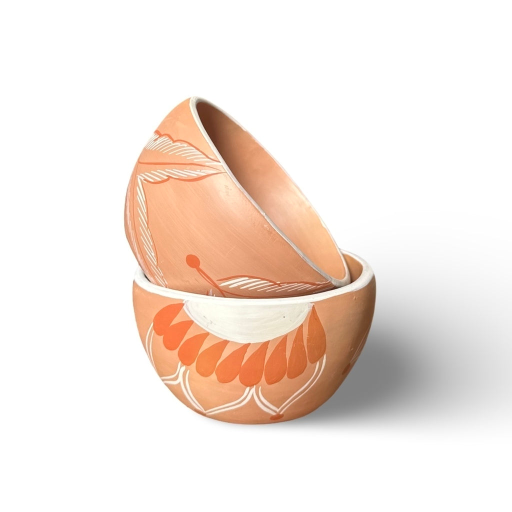 Dupla de Cuia em cerâmica - Jequitinhonha