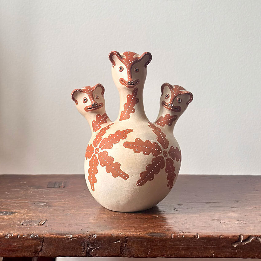 Escultura 3 cabeças - Margarida Pereira