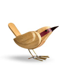 Pássaro em bambu e madeiras variadas