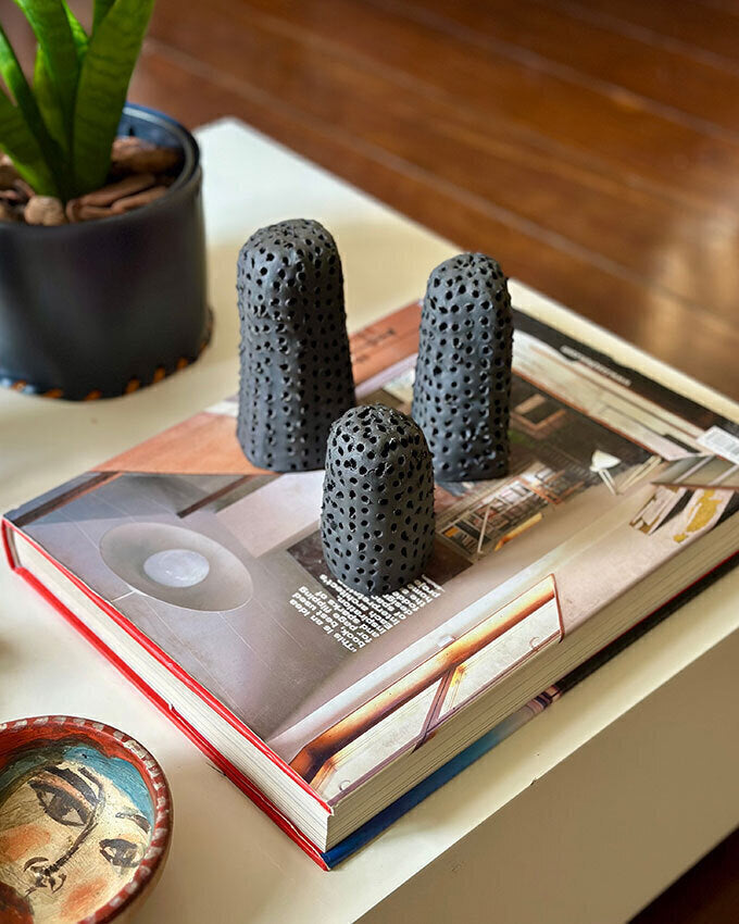 Trio de Xique-xique - preto