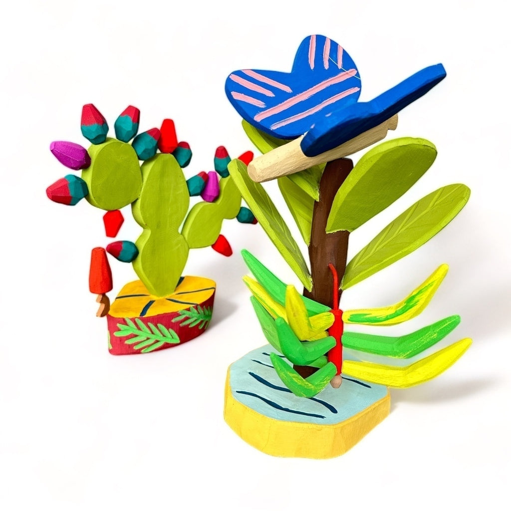 Bananeira com borboleta - Aline Caju