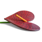 Buquê com 3 plantas em madeira pintadas a mão