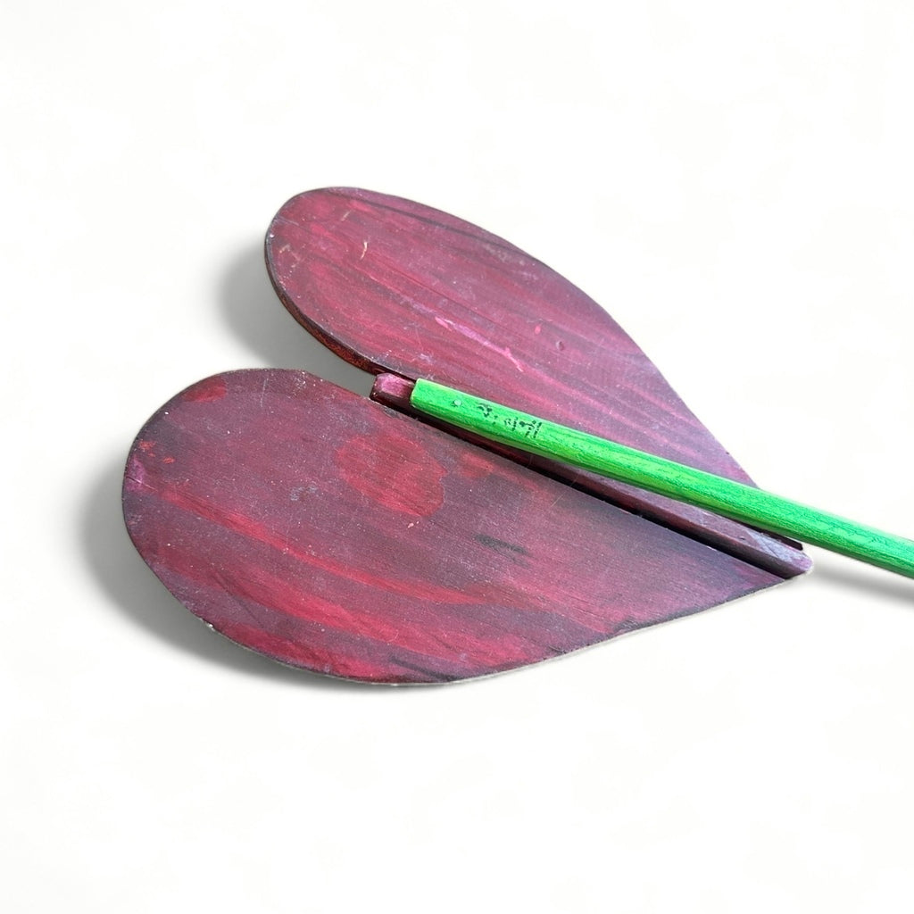 Buquê com 3 plantas em madeira pintadas a mão