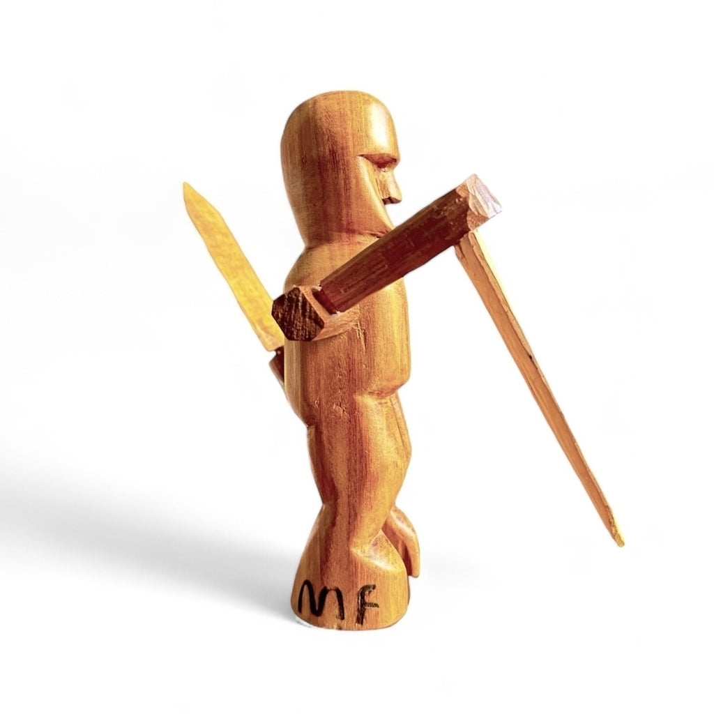 Escultura Homem Cata-Vento - Mestre Fida