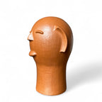 Escultura cabeça em cerâmica G - Cida Lima