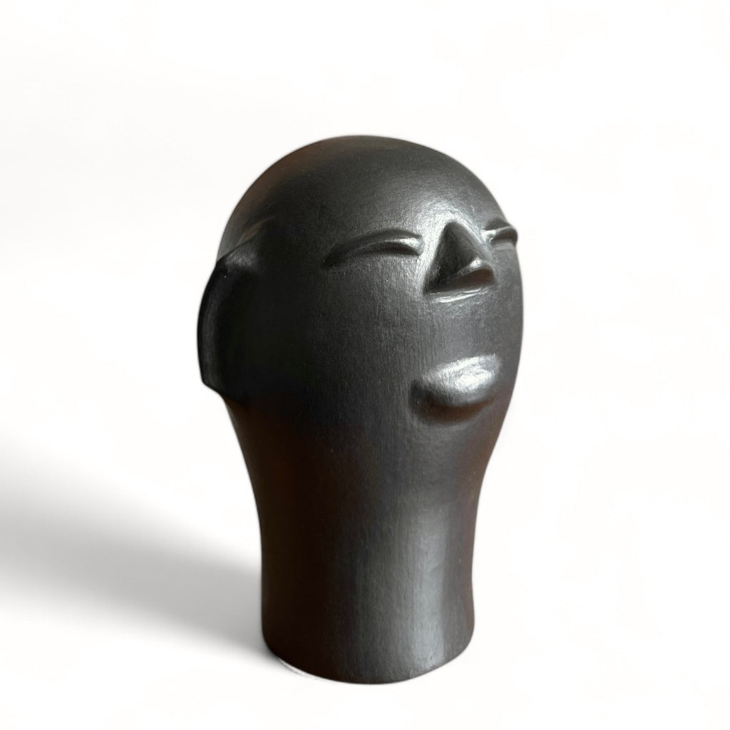 Escultura cabeça Preta M - Cida Lima