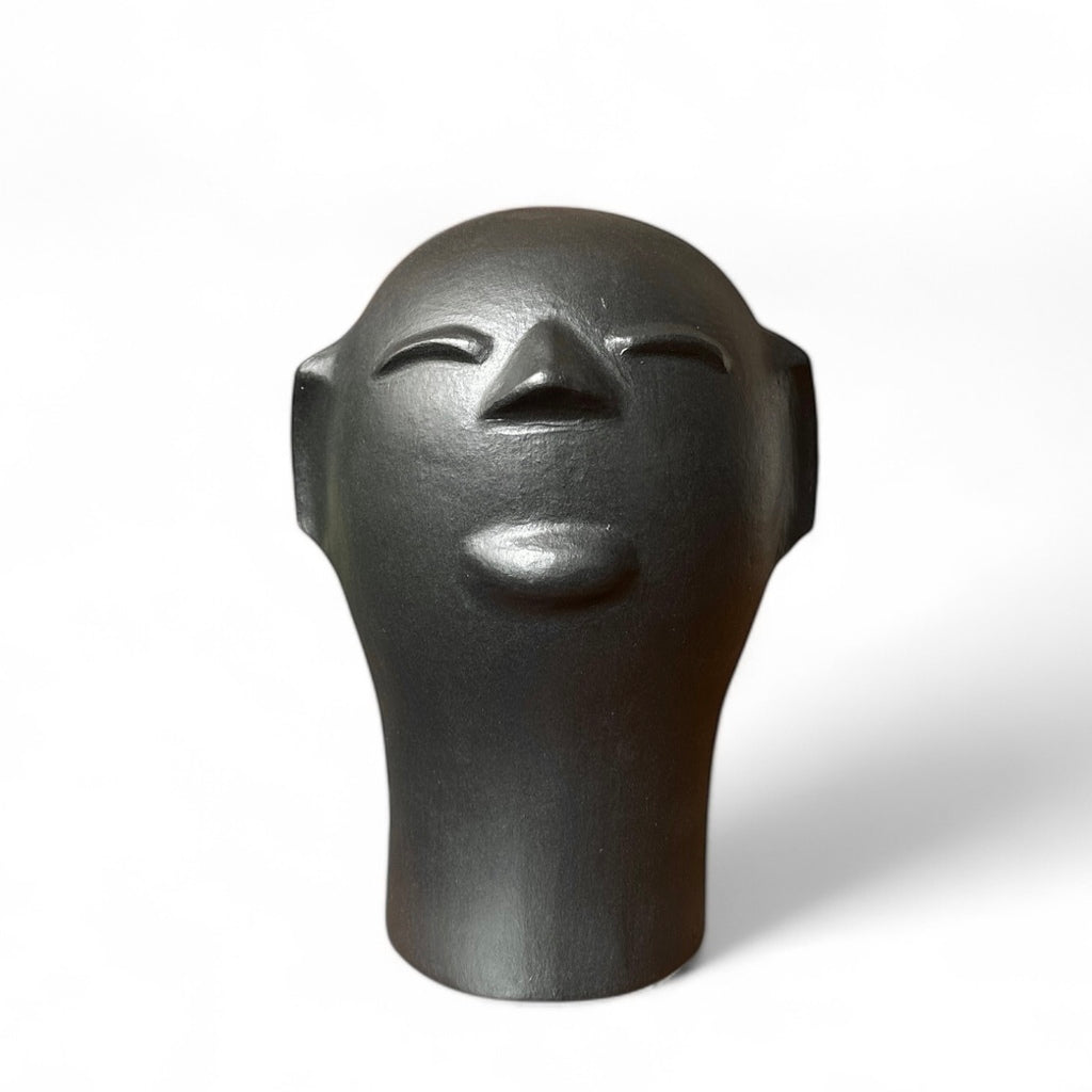 Escultura cabeça Preta M - Cida Lima