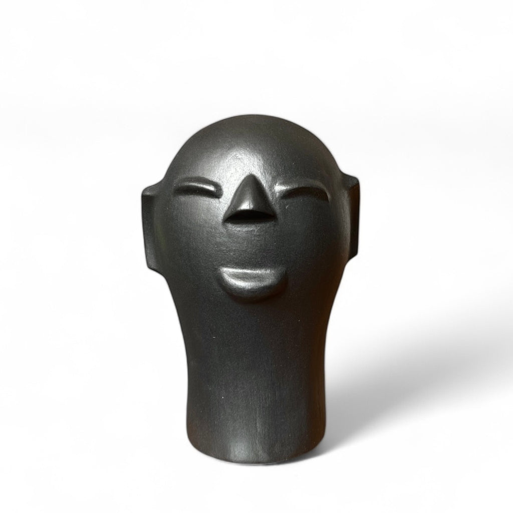 Escultura cabeça Preta P - Cida Lima
