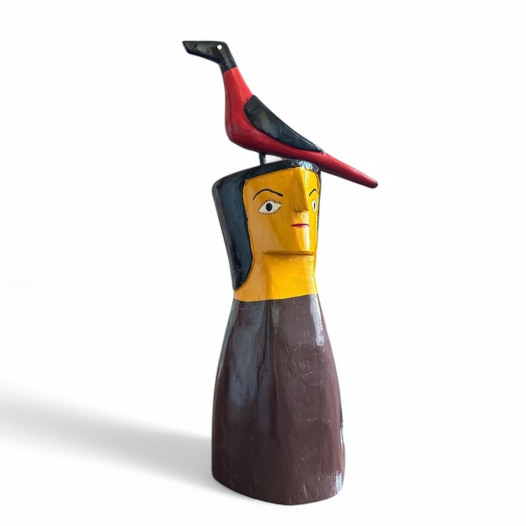 Cabeça com pássaro – Cícero