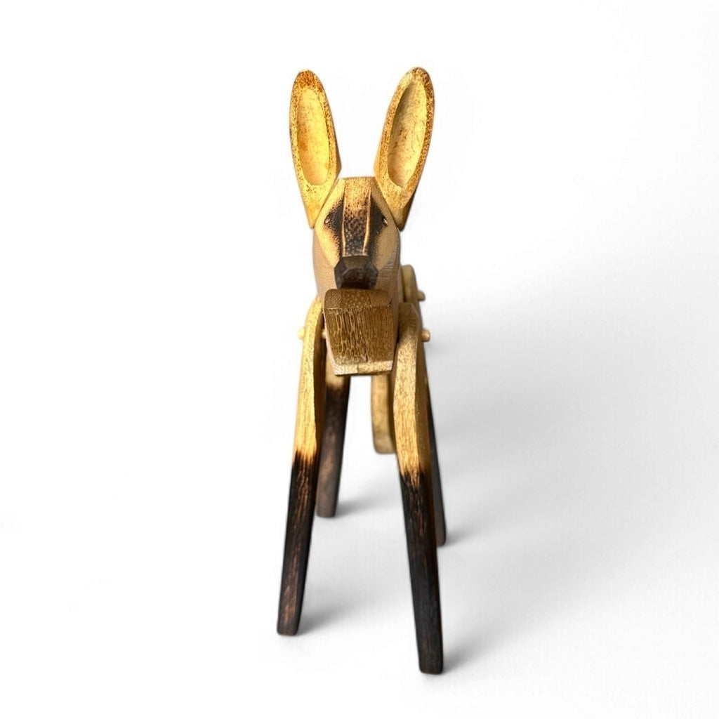 Escultura Lobo Guará em Bambu