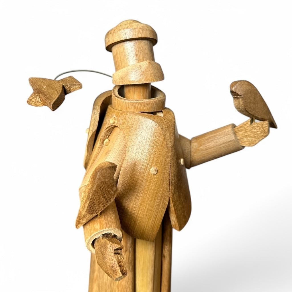 Escultura São Francisco em Bambu