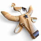 Cabeça de boi em bambu - Escultura de parede
