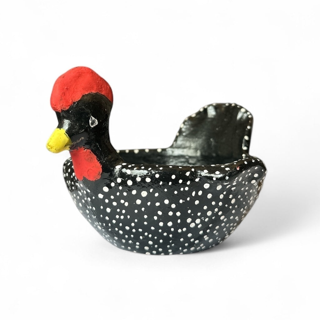 Fruteira Galinha D' Angola em Cerâmica Mini