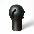 Escultura cabeça Preta G - Cida Lima