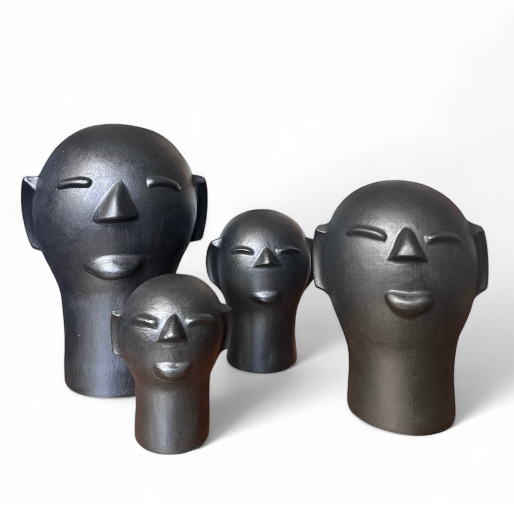 Escultura cabeça Preta G - Cida Lima