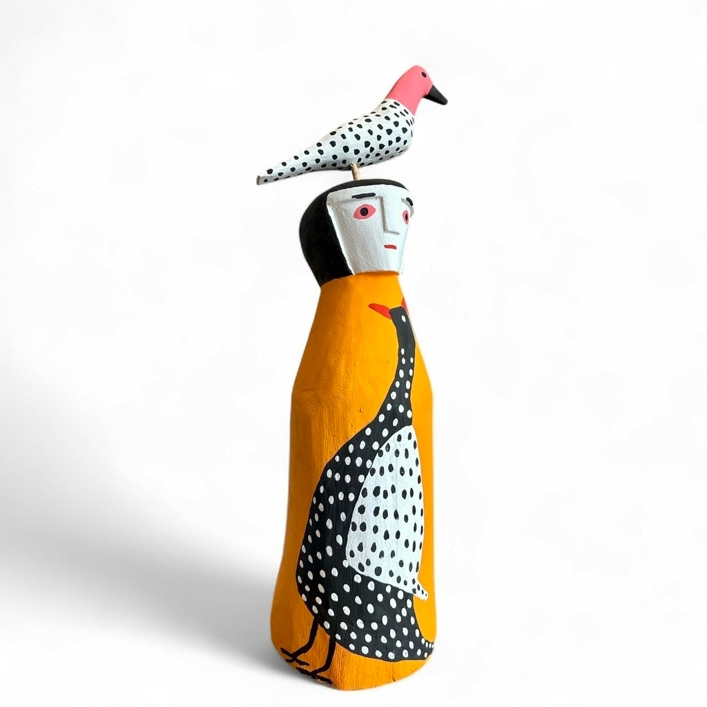 Cabeça com pássaro – Salvinho