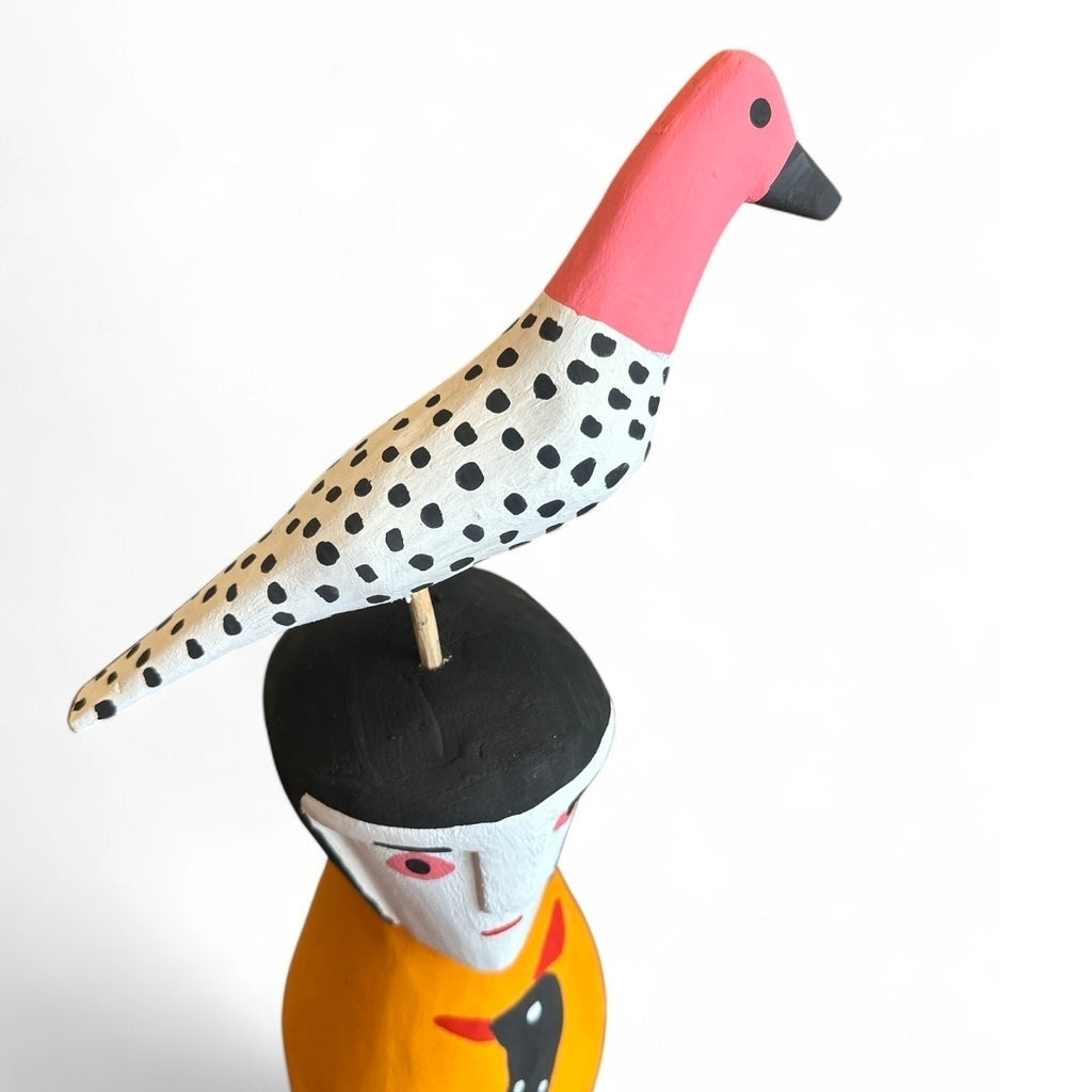 Cabeça com pássaro – Salvinho