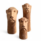 Escultura Carranca em cerâmica - Ana das Carrancas