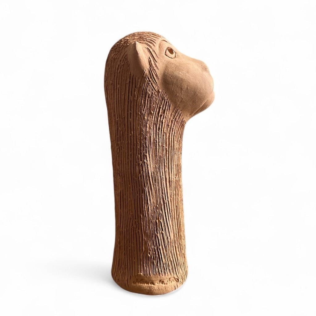 Escultura Carranca em cerâmica - Ana das Carrancas