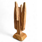 Escultura cacto mandacaru em madeira - Benício