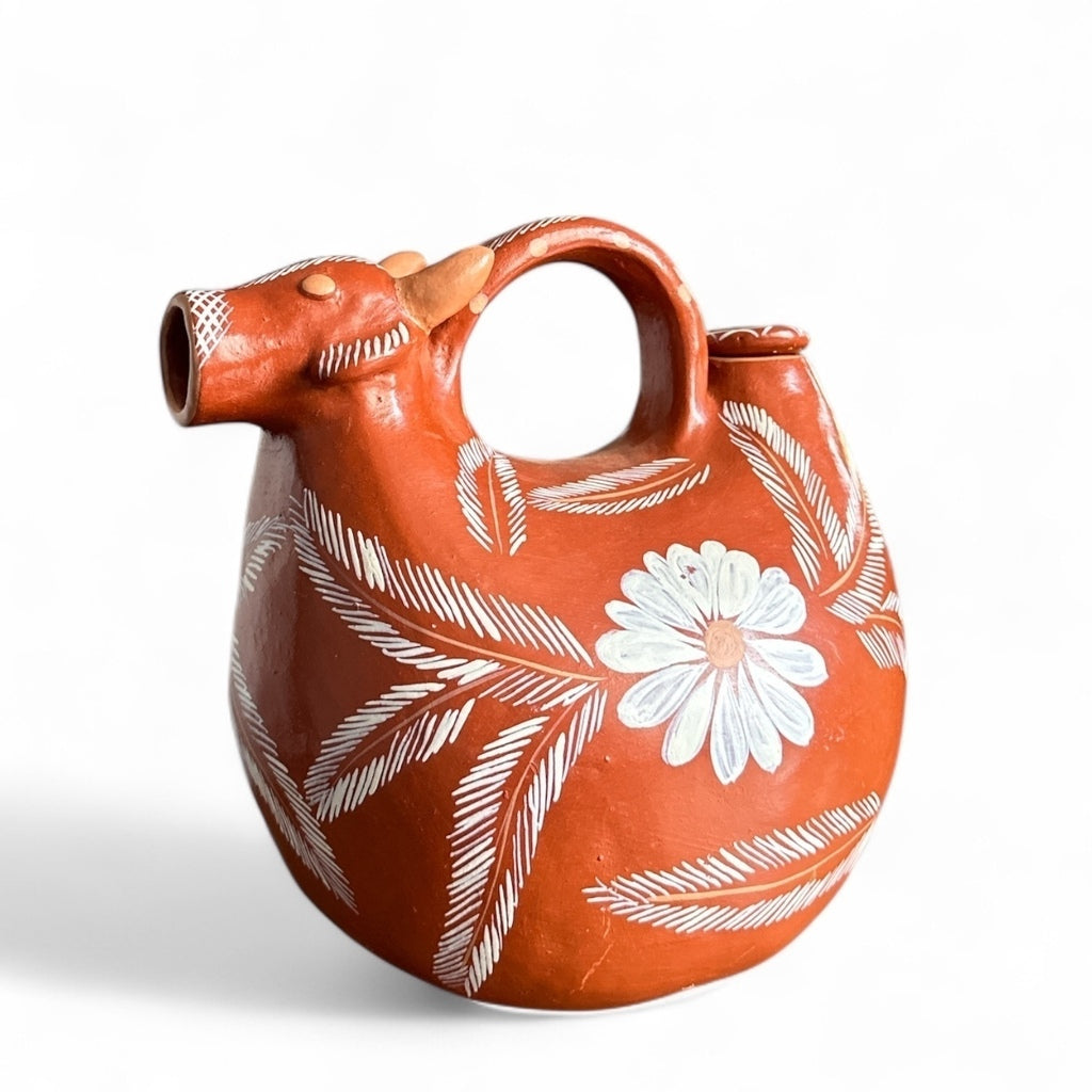 Moringa Boi em Cerâmica - Jequitinhonha