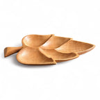 Travessa folha em madeira