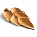 Travessa folha em madeira