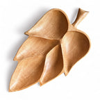 Travessa folha em madeira