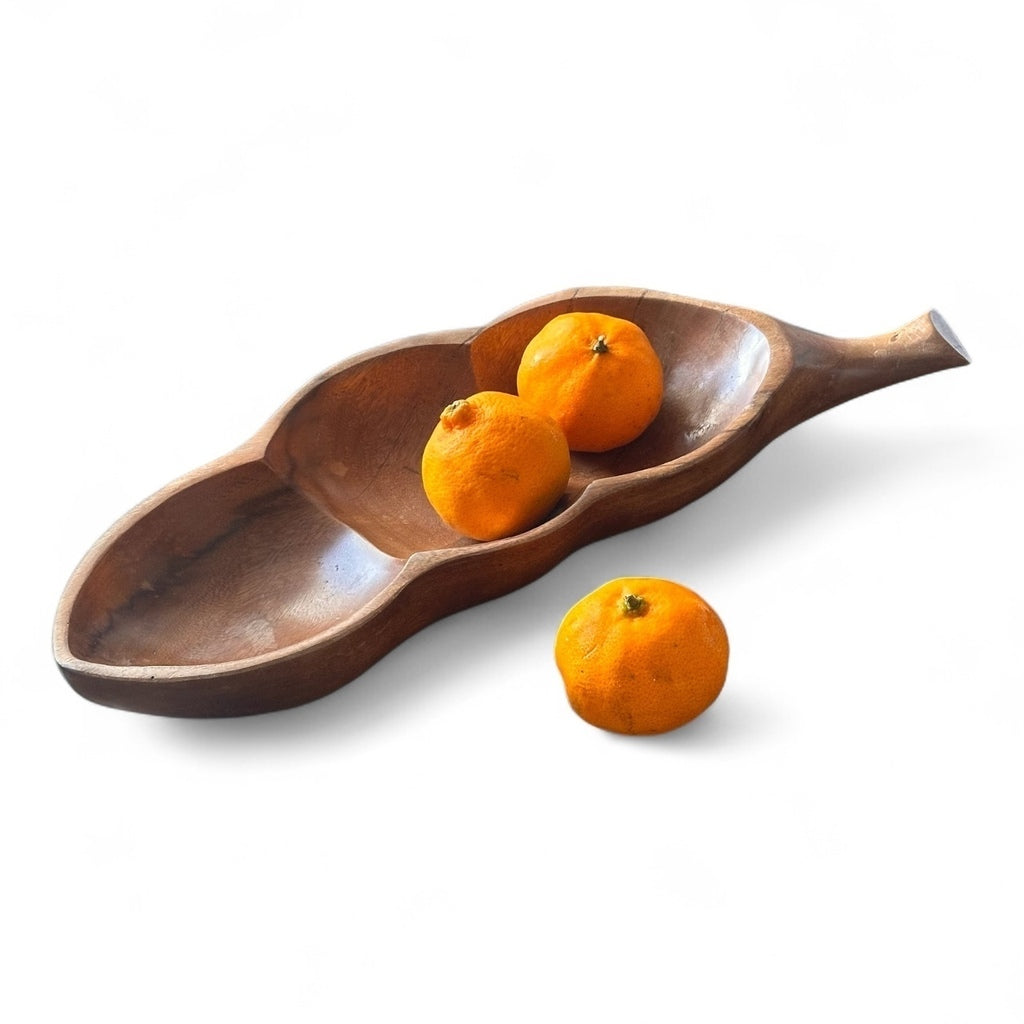 Travessa vagem em madeira