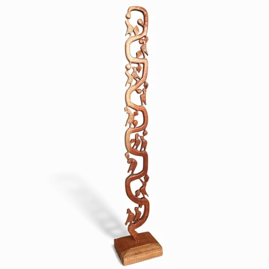 Totem em madeira 96cm - Família Julião