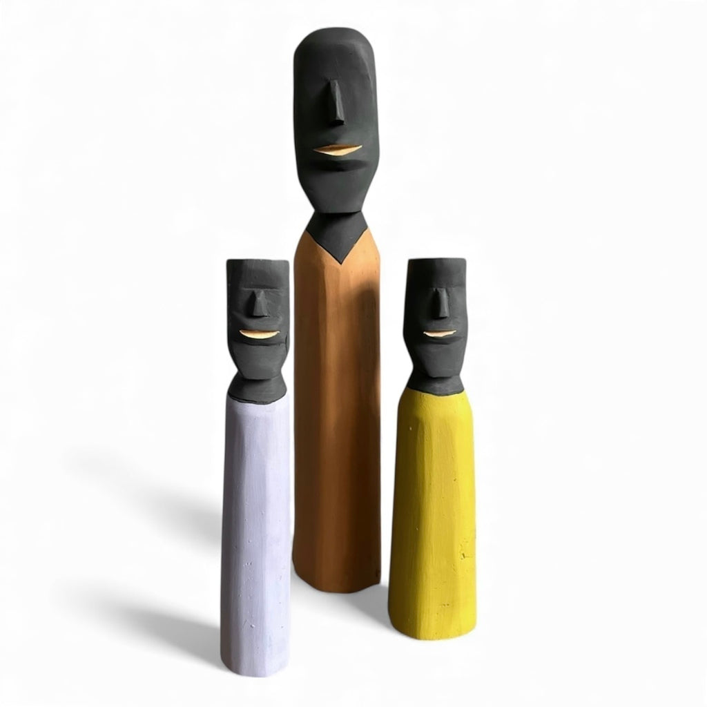 Escultura em madeira 50 cm - Mestre Aberaldo