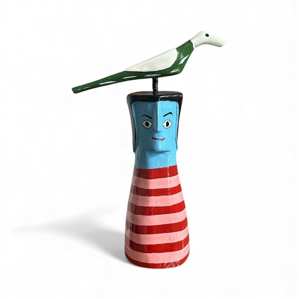 Cabeça com pássaro – Cícero