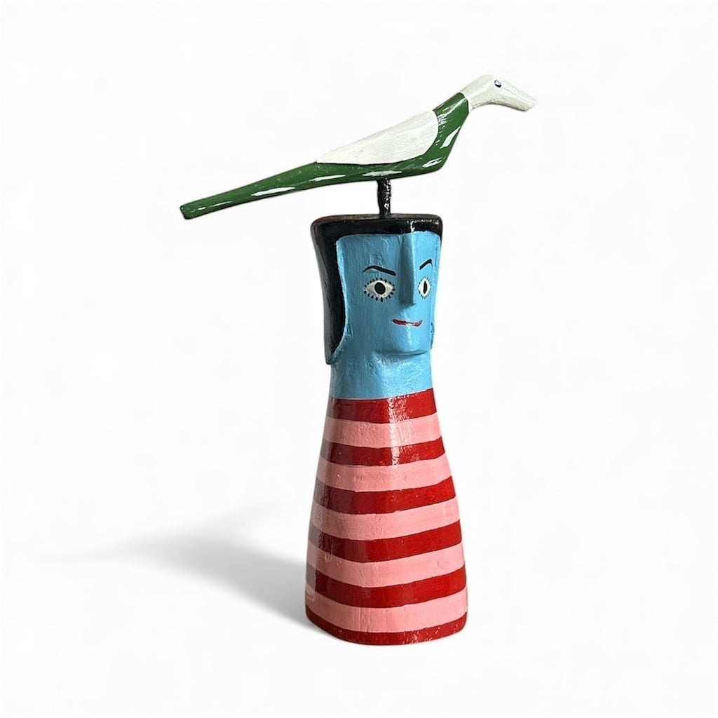 Cabeça com pássaro – Cícero