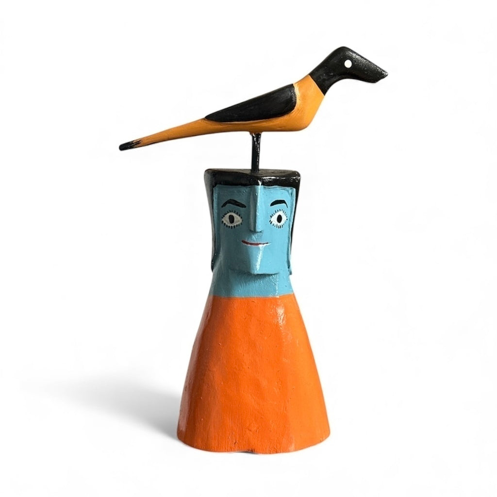 Cabeça com pássaro – Cícero