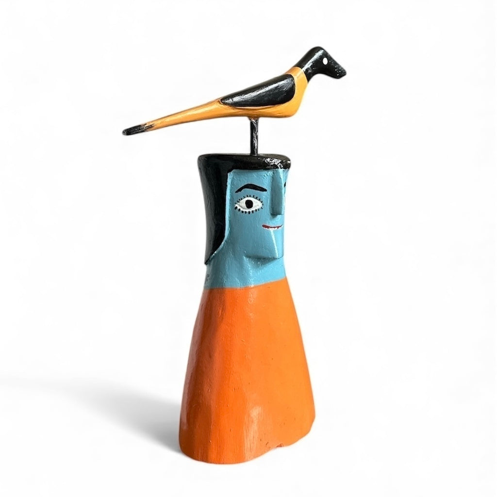 Cabeça com pássaro – Cícero