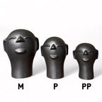 Escultura cabeça Preta P - Cida Lima